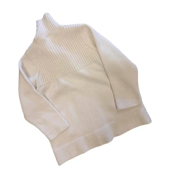 Tommy Hilfiger Wool Blend Knit Cream Cardigan Sweater Size 3T - Picture 2 of 8